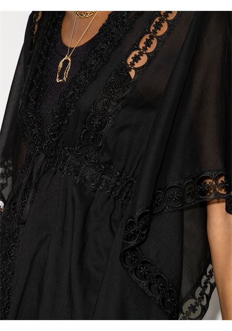 Copricostume con ricami kayla in nero Charo Ruiz Ibiza - donna CHARO RUIZ IBIZA 1989 | 201207BLK